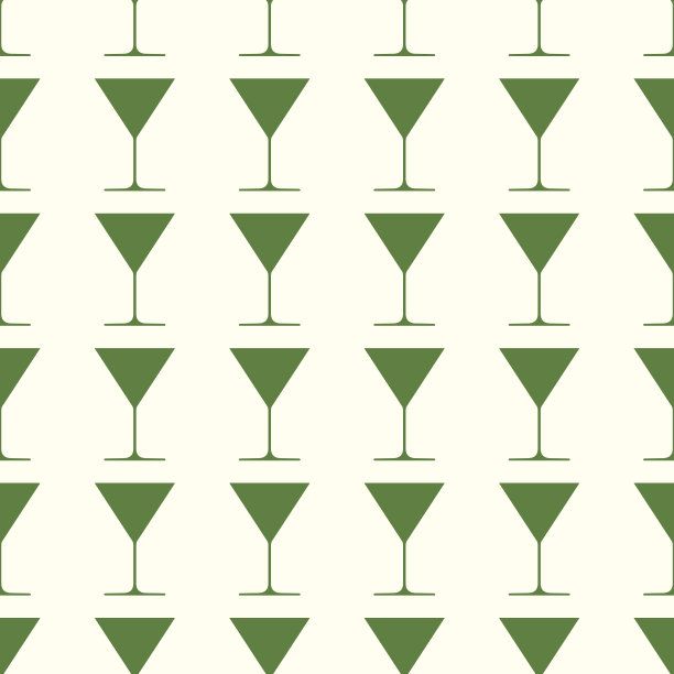葡萄酒杯矢量插图上的无缝模式背景图片下载
