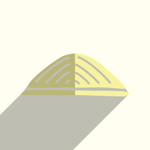 女性用的头饰有阴影的平面图标。矢量图图片下载