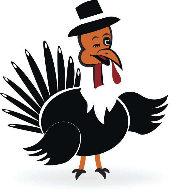 感恩节火鸡的象征图标形象图片下载