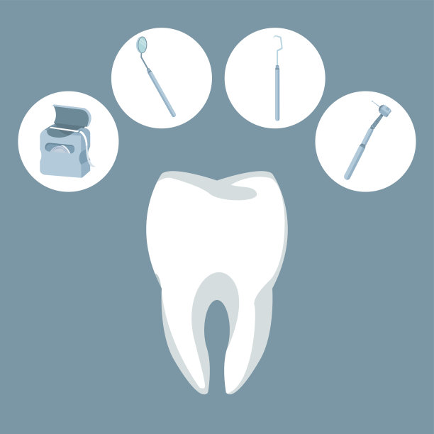 牙科保健卡通和图标图片下载
