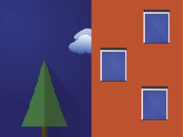 五彩缤纷的家图片下载