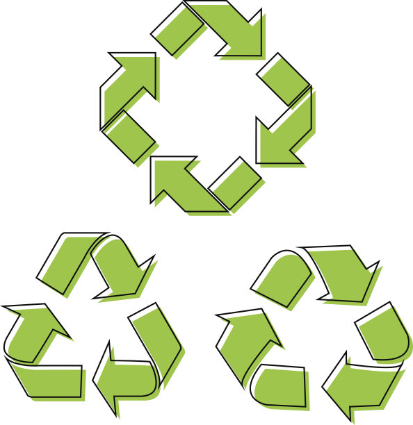 回收标志套装图片下载