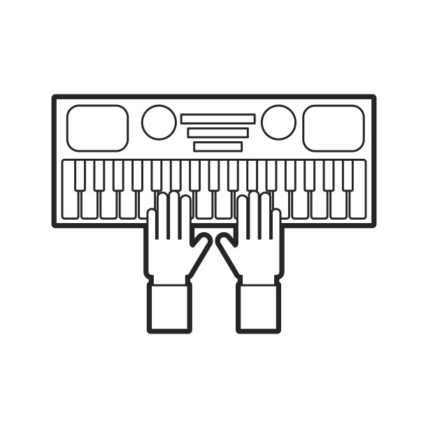 手用电子琴键盘合成器图片下载