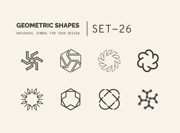 通用形状为您的设计图片下载