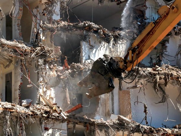 建筑拆除机器图片下载