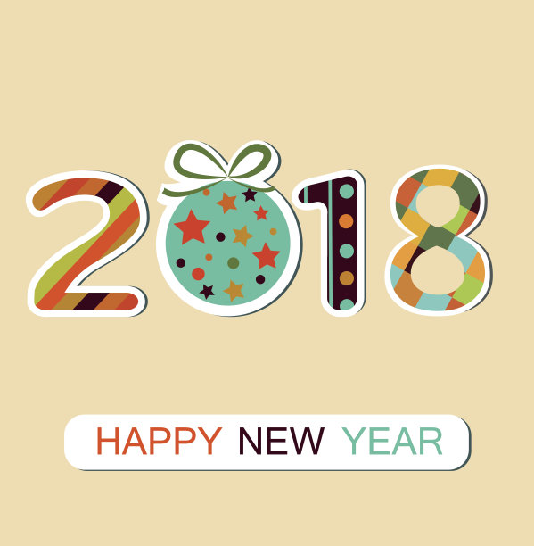 新年祝福卡图片下载