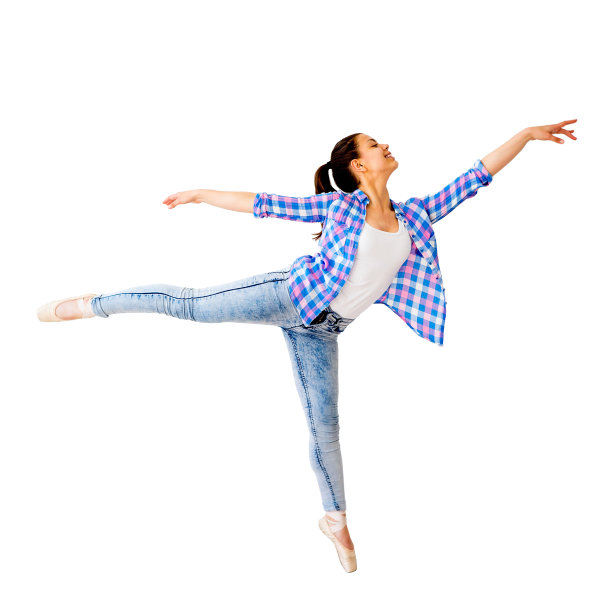 一个跳舞的女孩的肖像图片下载