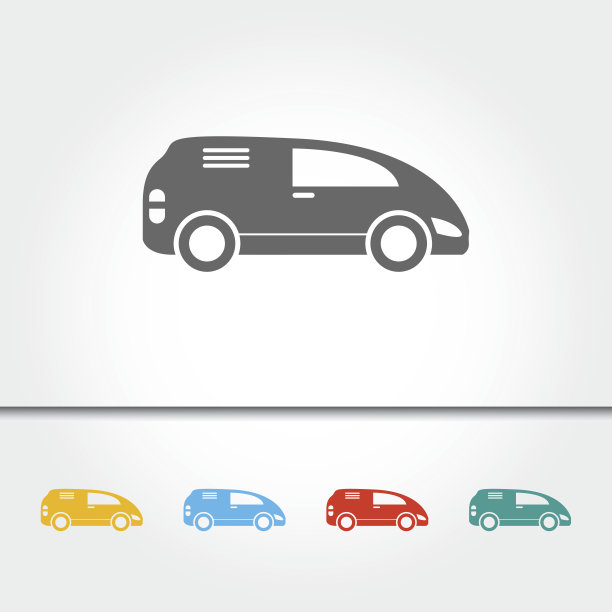 汽车单图标矢量插图图片下载