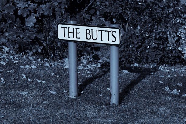 烟头街的青色标志图片下载