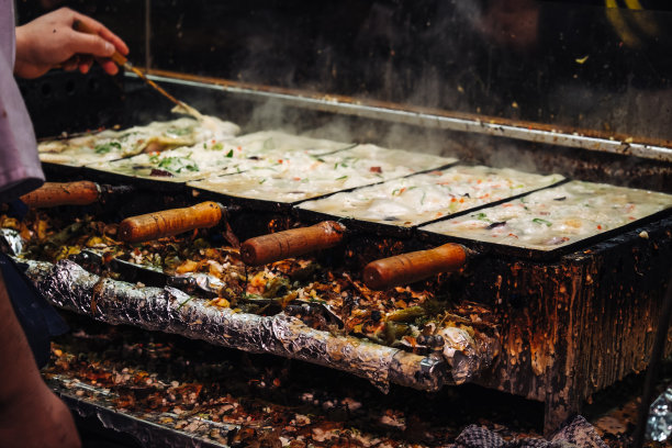 日本大阪的夜生活素材图片