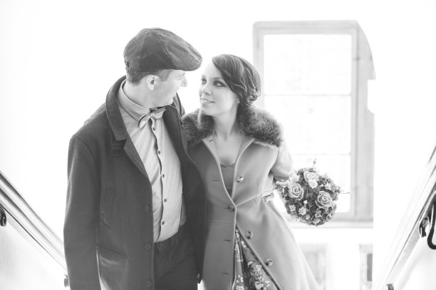 婚礼前新娘和新郎图片下载