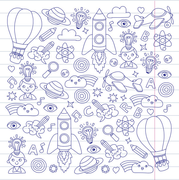 知识想象幻想儿童绘画风格创意教育理念幼儿园学前幼儿园图片下载