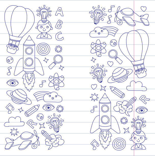 知识想象幻想儿童绘画风格创意教育理念幼儿园学前幼儿园图片下载