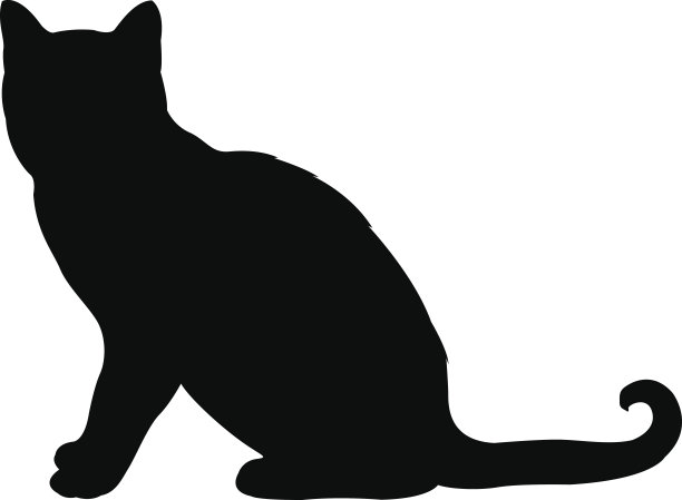 猫的轮廓图片下载