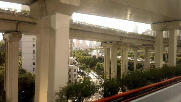 上海高架路口图片下载
