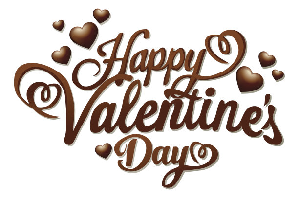 巧克力情人节标志图片下载