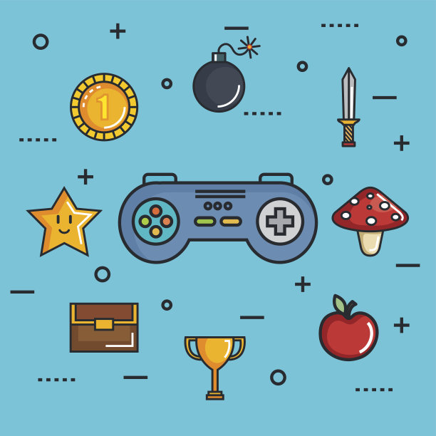 用于数字视频游戏设备的手柄控制控制台图片下载