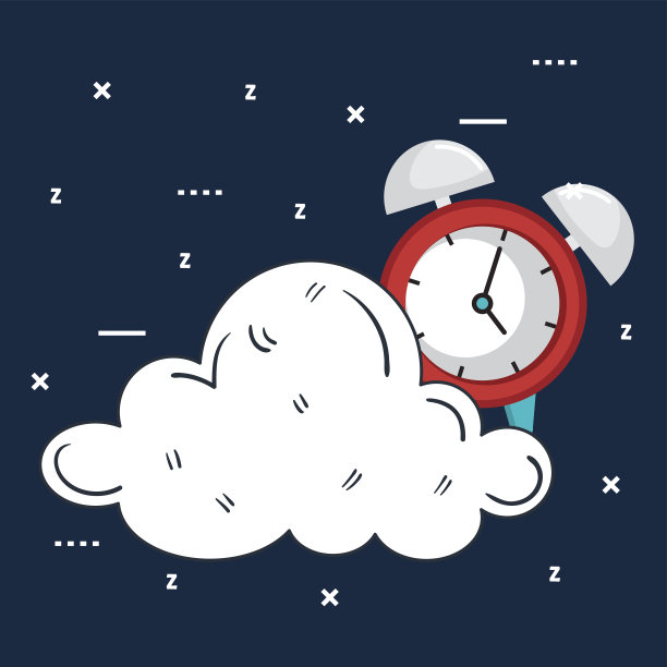 时钟与时间为睡云图片下载