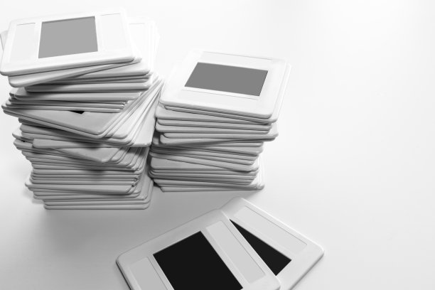 一套旧翻转胶片在塑料框架图片下载