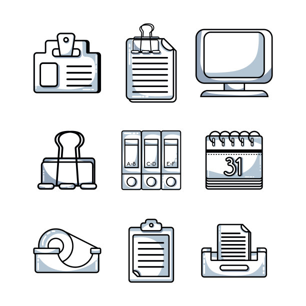 设置办公工具公司信息报告图片下载