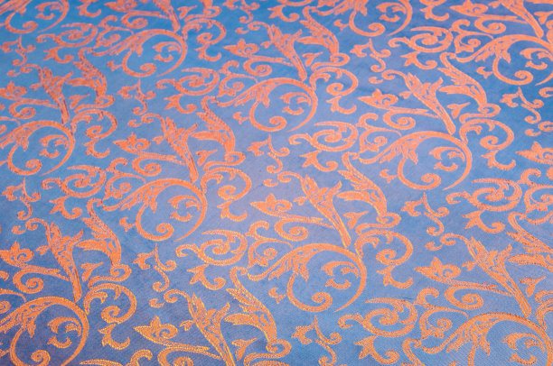 丝绸面料的质地。图片下载