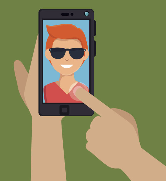 摄影自拍风格孤立图片下载