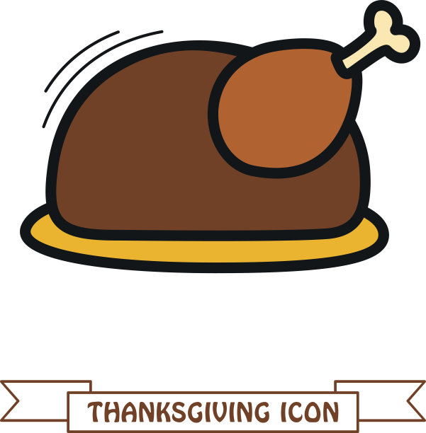 为感恩节准备的烤鸡或火鸡图片下载