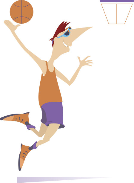 男人独自打篮球图片下载