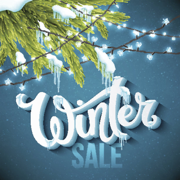 圣诞节销售海报图片下载