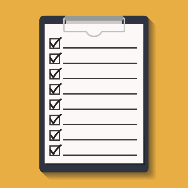 剪贴板图标隔离在背景上。矢量插图。图片下载