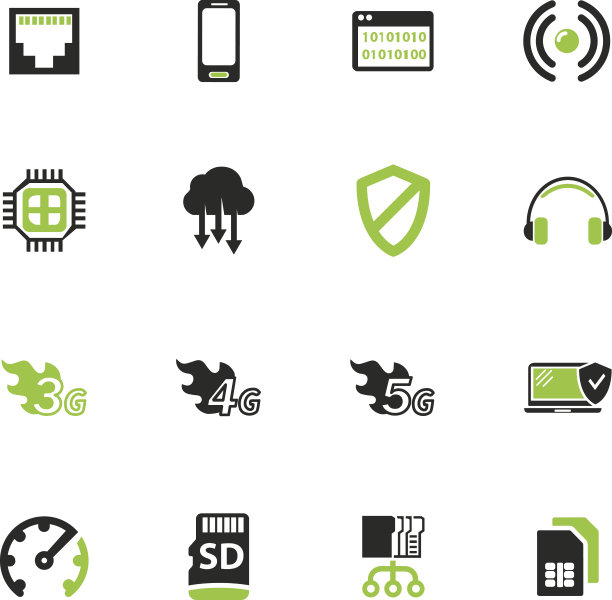 移动连接图标集图片下载