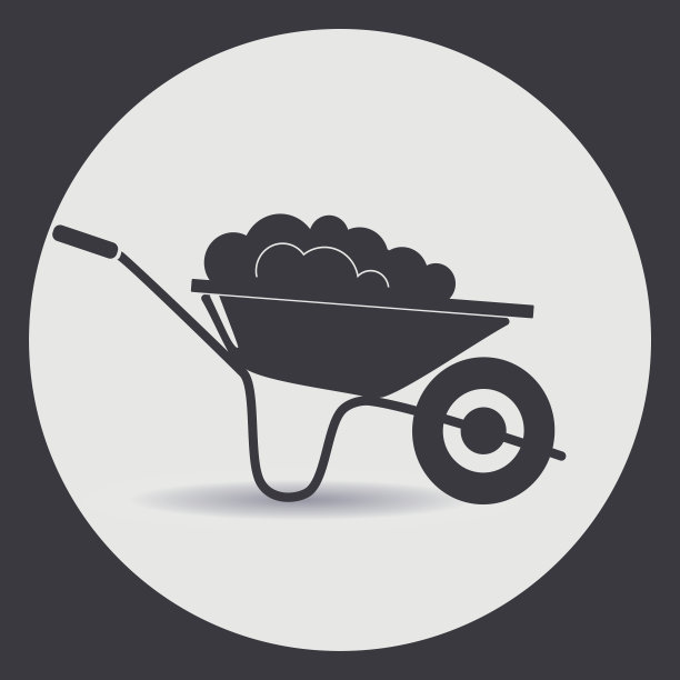 花园独轮手推车图片下载