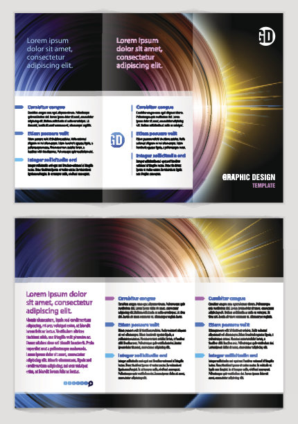 传单设计的例子。图片下载