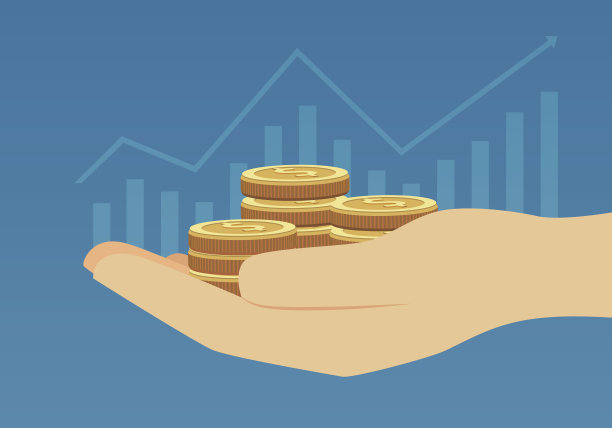 持有黄金硬币图片下载