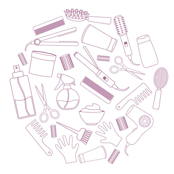 工具和护发产品图片下载