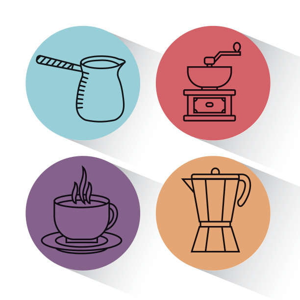 喝咖啡的时间设计图片下载