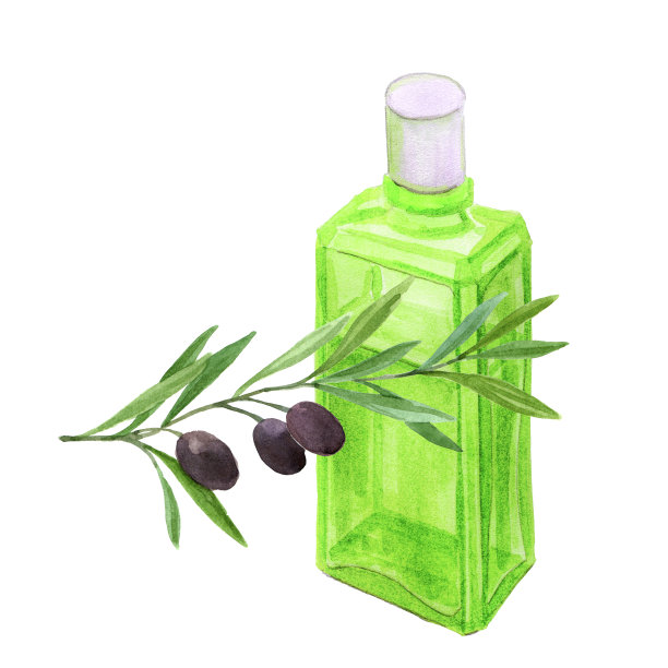 橄榄油瓶素材图片