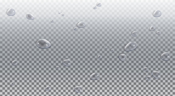 透明的水滴图片下载