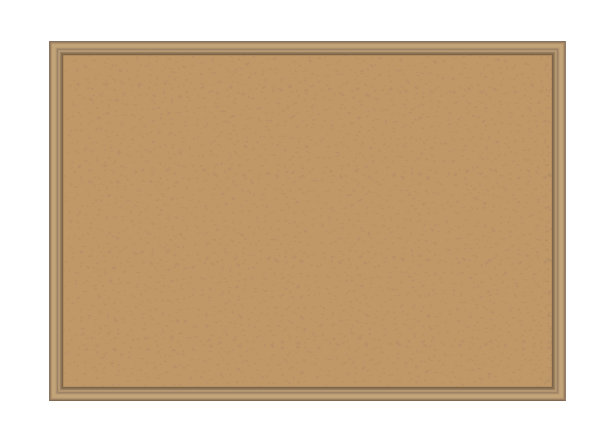 矢量木软木板孤立在白色背景图片下载