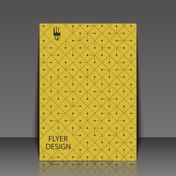 抽象的现代背景与菱形。带有抽象背景的模板传单。Eps10矢量图图片下载