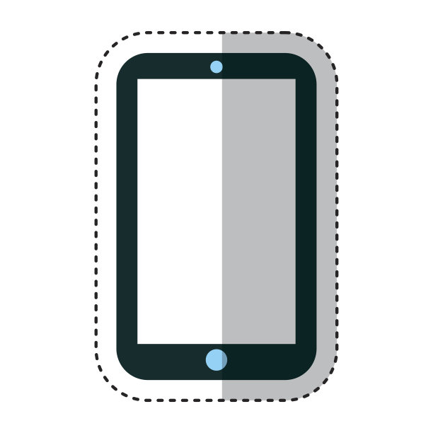 智能手机技术线图标图片下载