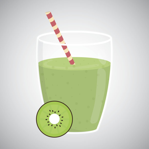 汁的设计。玻璃图标。饮料概念，矢量插图图片下载