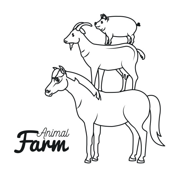 动物农场家畜图标图片下载