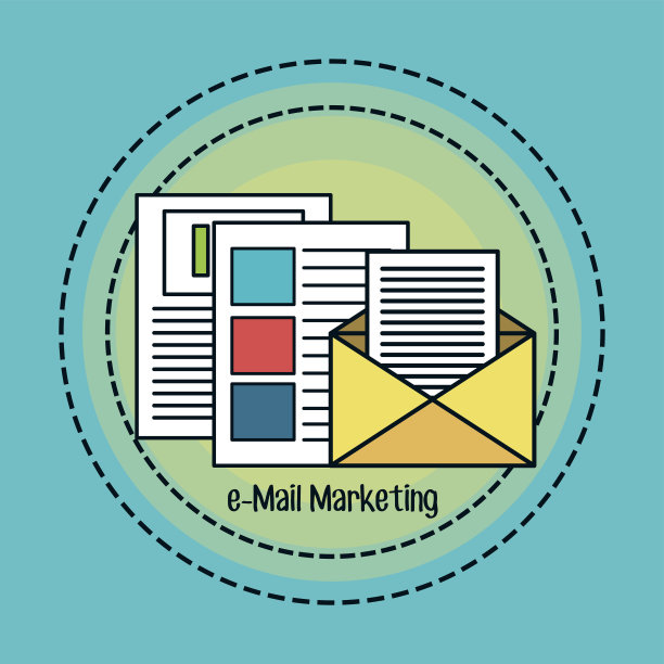 电子邮件营销平行线图标图片下载