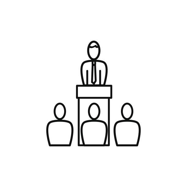 大会发言图标图片下载