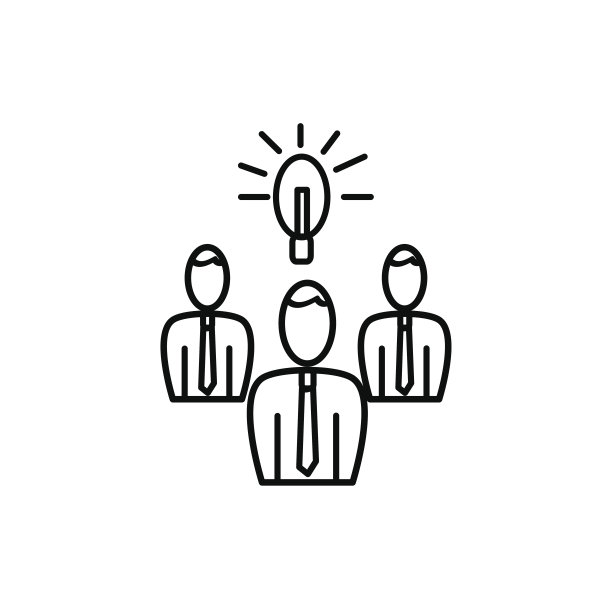 团队头脑风暴图标图片下载