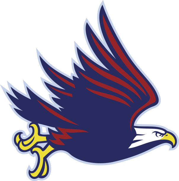 鹰吉祥物飞行素材图片