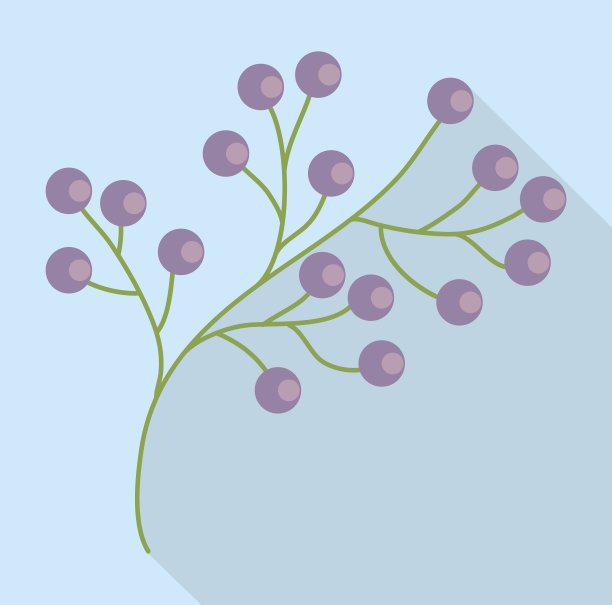 花朵图案。花园图标。彩色插图，图形矢量图片下载