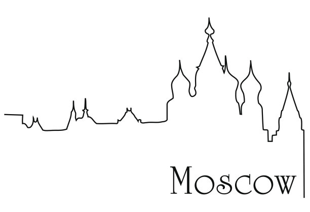 莫斯科城一线画图片下载