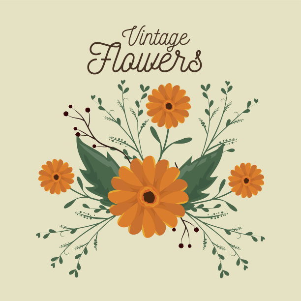 古董花装饰图标图片下载